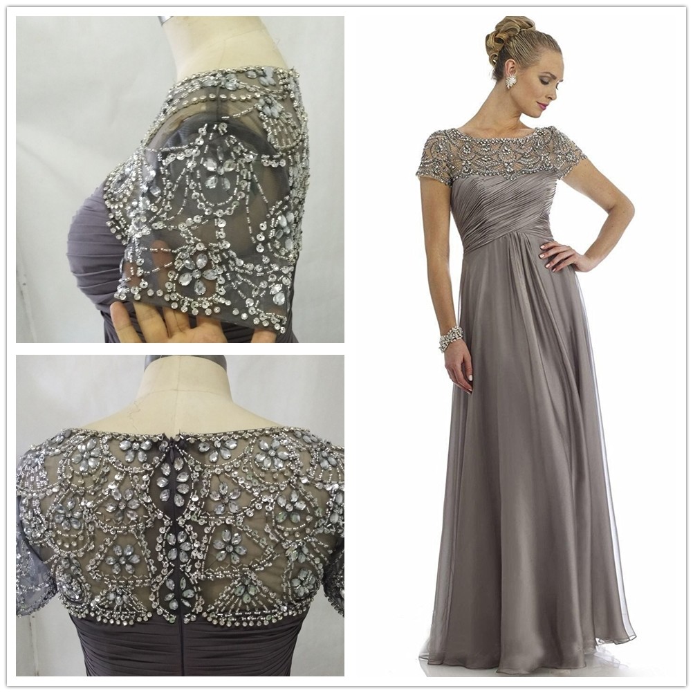 Dark Gray Mother Of Bride Dresses